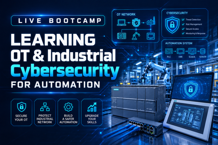 Live Mini Bootcamp Learning OT & Industrial Cybersecurity for Industrial Automation